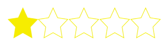 Image result for one star out of five